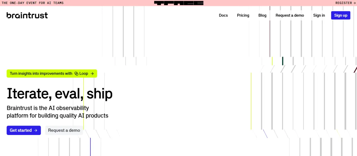 Braintrust AI observability