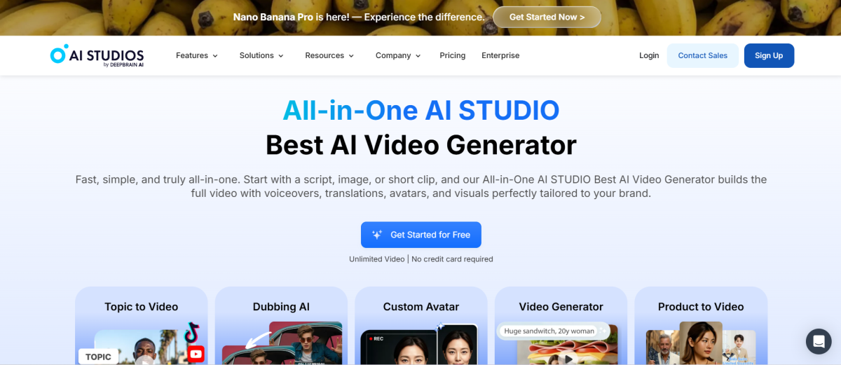 AI Studios Screenshot