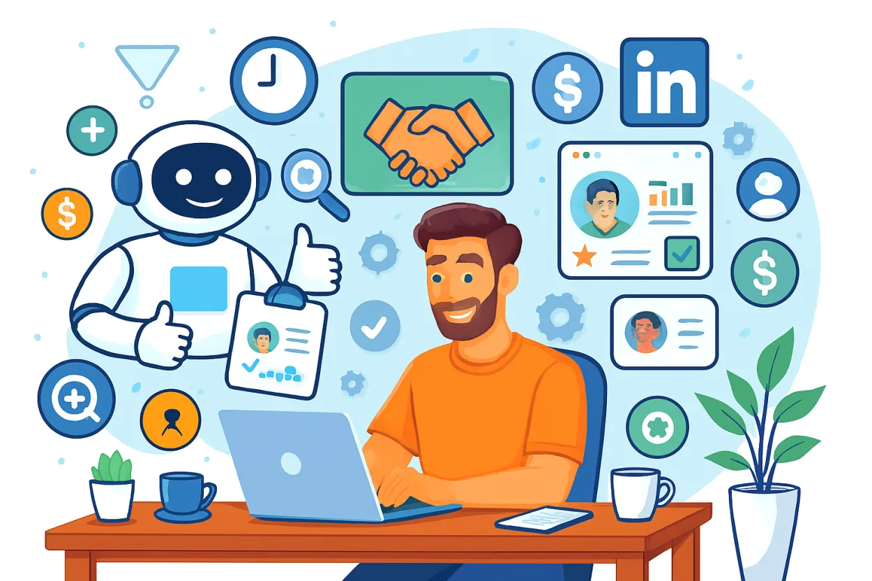AI LinkedIn Lead Enrichment for Solo Founders: Stop Searching, Start Selling