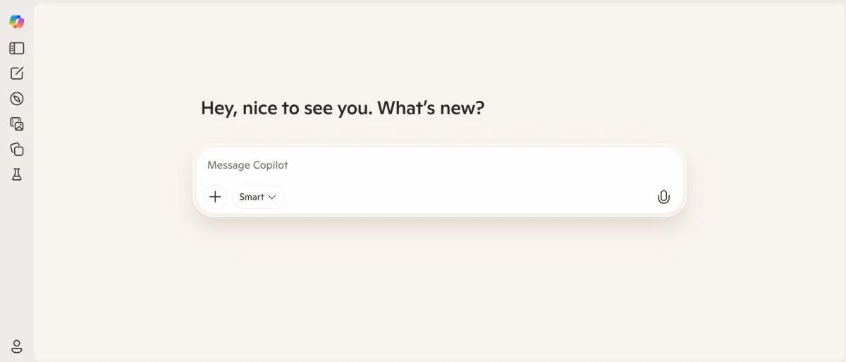 مايكروسوفت كوبايلوت Interface