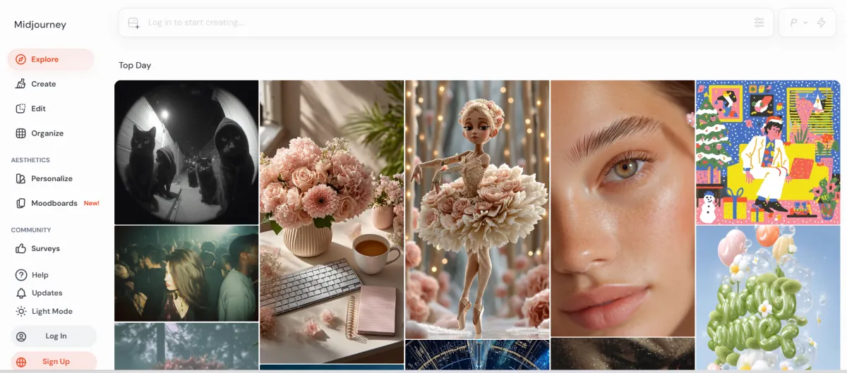 Midjourney Interface