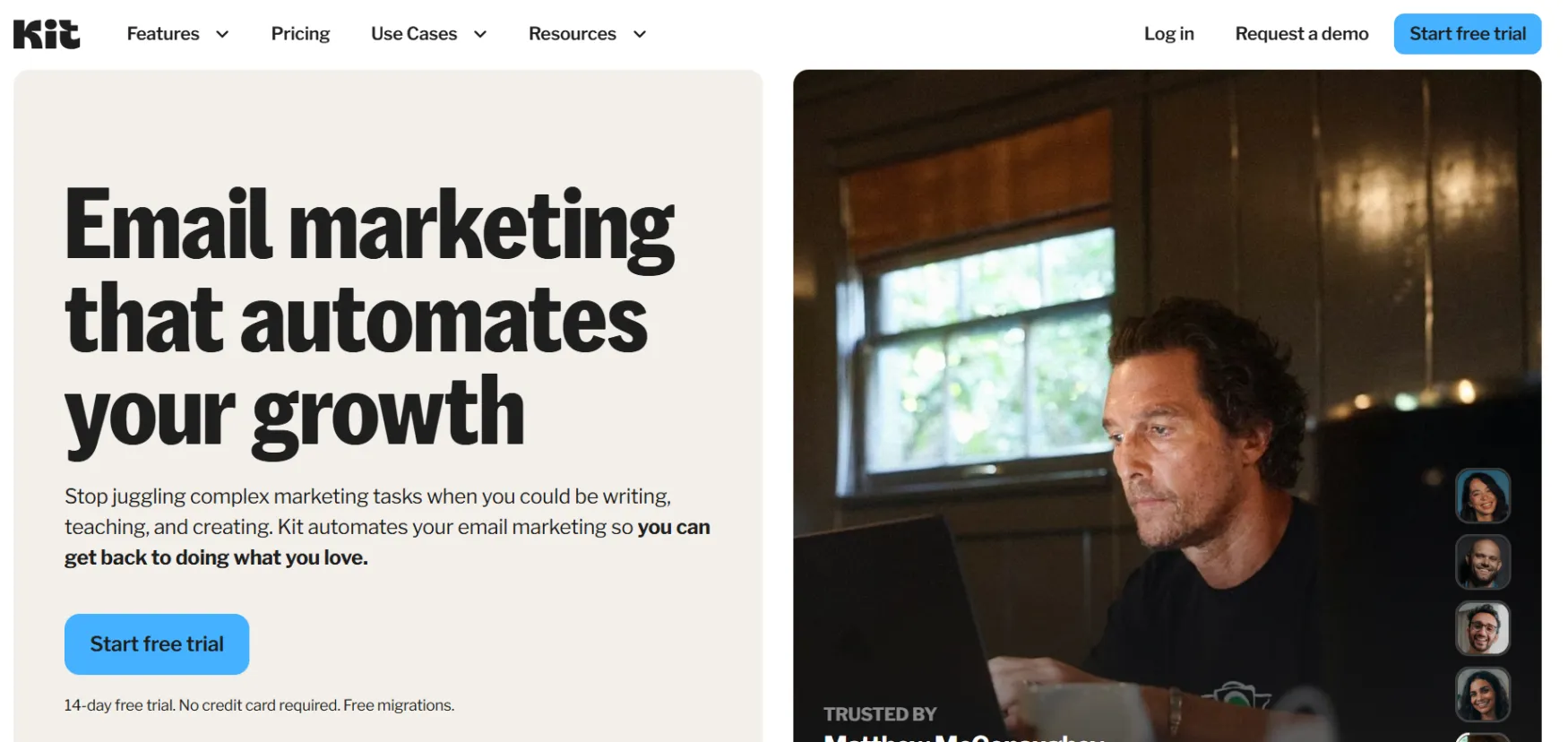 Kit (formerly ConvertKit) Interface