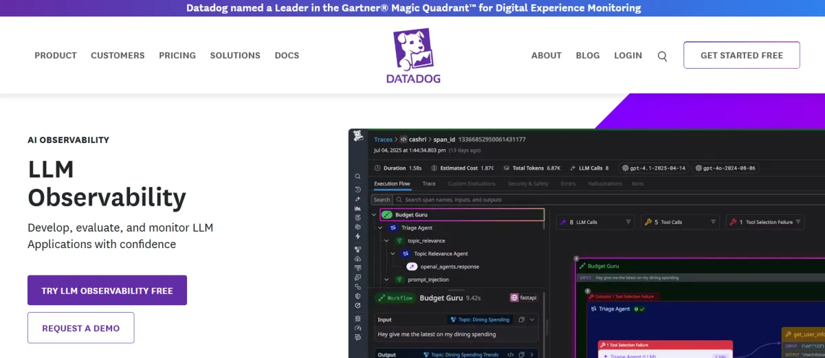 Datadog LLM Observability