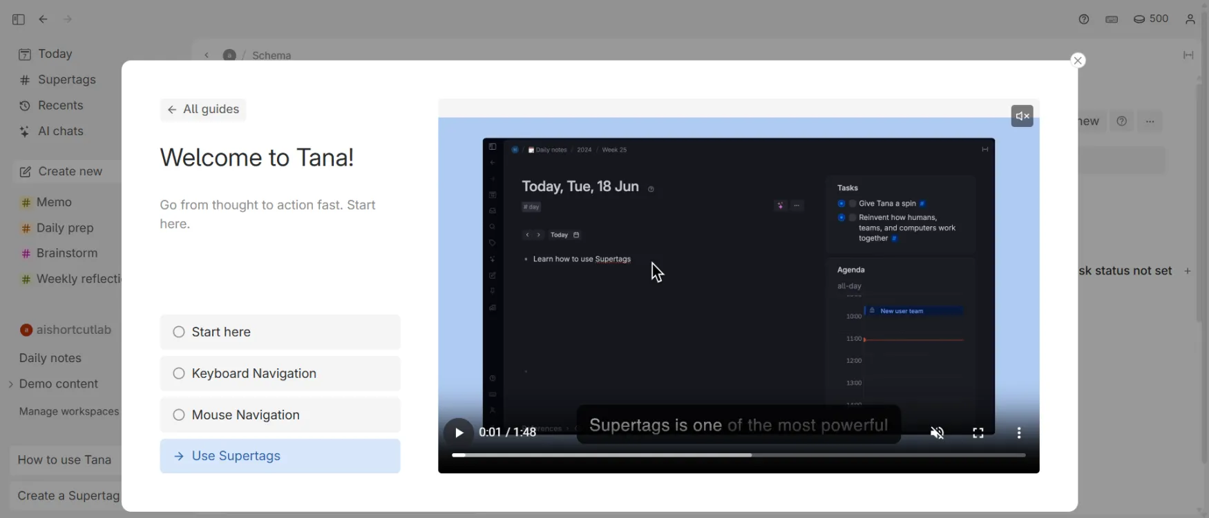 How To Use Tana Tutorial