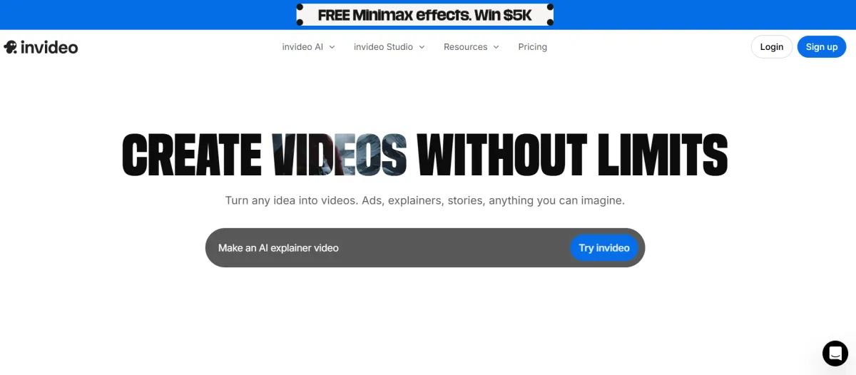 InVideo AI Interface