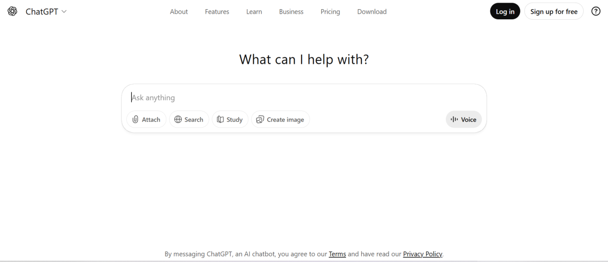 شات جي بي تي Screenshot