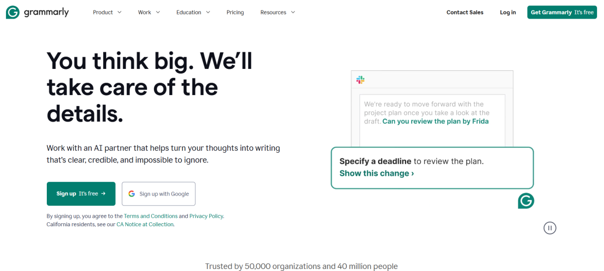 Grammarly Screenshot