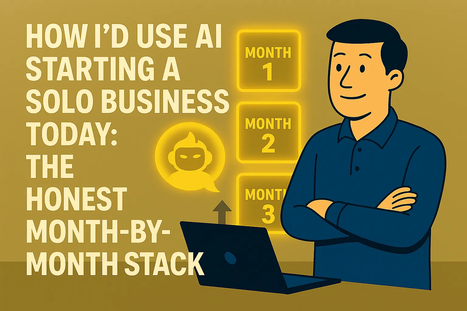 How I'd Use AI If I Were Starting a Solo Business Today (The Honest Starter Stack)