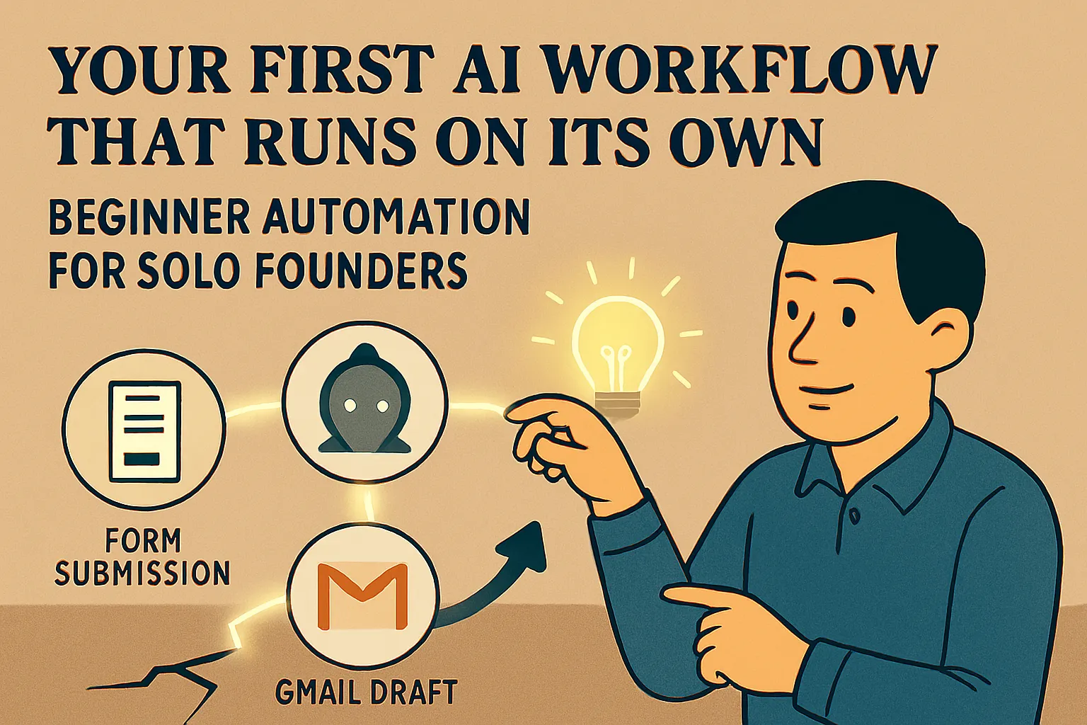 Your First AI Workflow That Actually Runs on Its Own (Beginner Automation Guide)