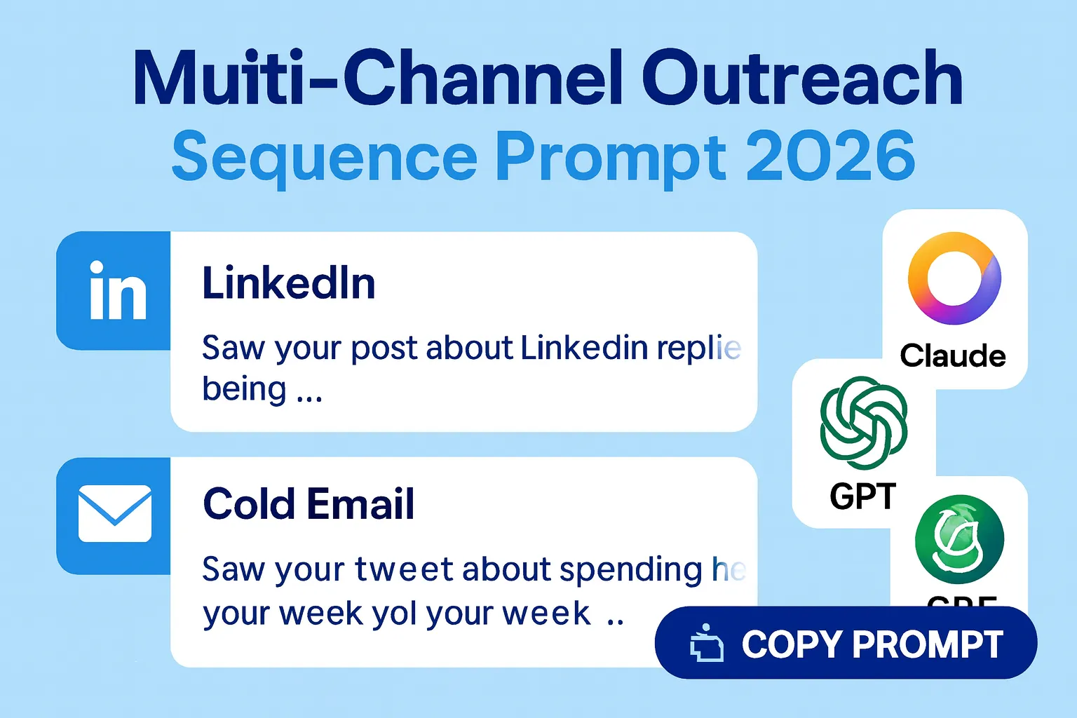 Multi-Channel Outreach Sequence Prompt 2026