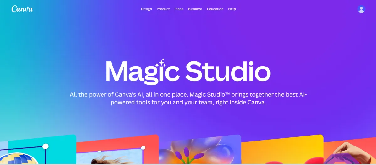 Canva Magic Studio Interface