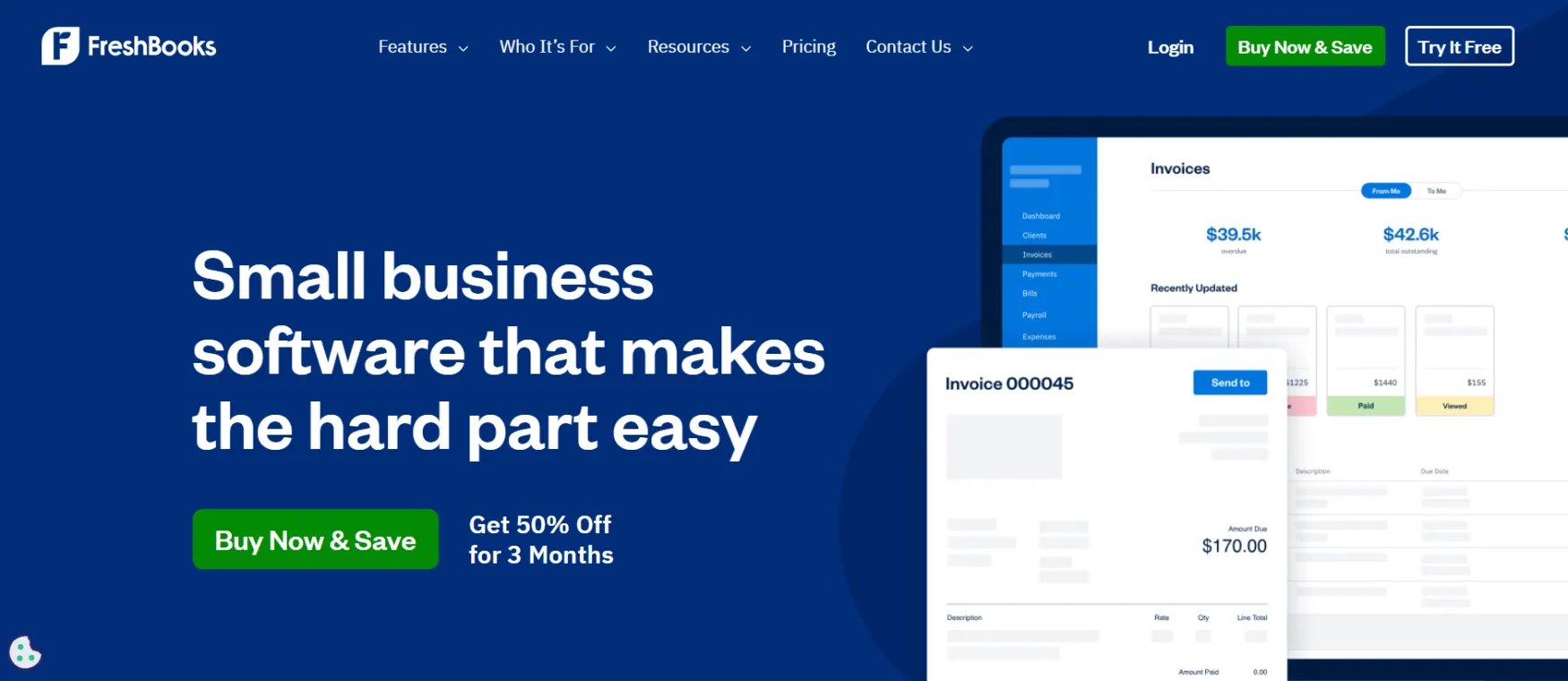 FreshBooks Interface